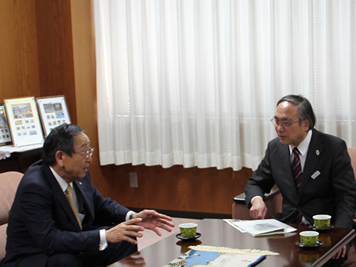 富岡町長の表敬訪問