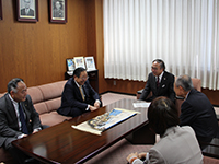 富岡町長の表敬訪問