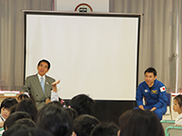 第2部 星出宇宙飛行士と下村大臣と子どもたちとの対話