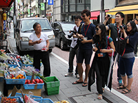 北品川の商店街を見学