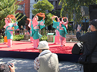 聖蹟公園での山形花笠踊り