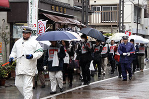 旧東海道を徒歩で移動