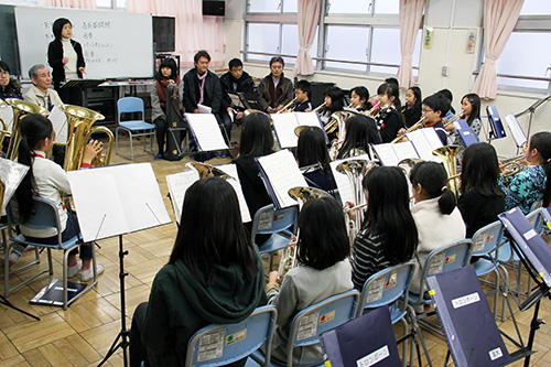 4人のプロによる演奏指導