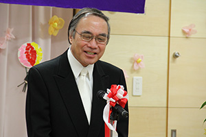 濱野区長の祝辞