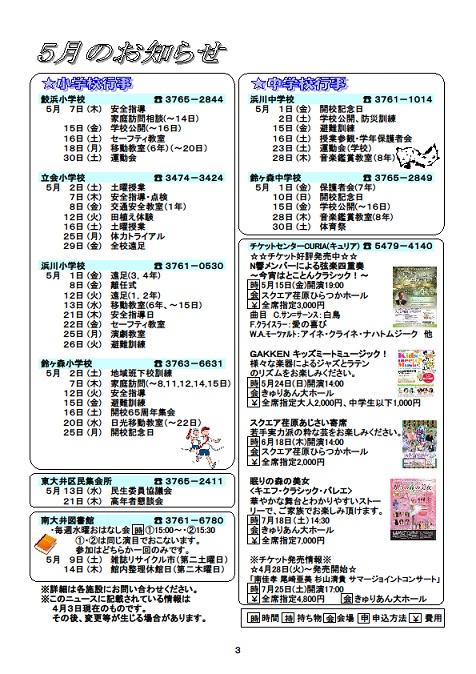 大井第一マイ・タウン21 5月号 No.137p3