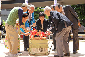 第23回 福栄会まつり鏡開き