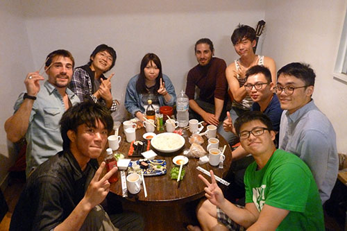 外国人と食事会