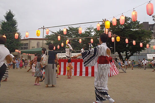 大崎第1 盆踊り(第四日野小)