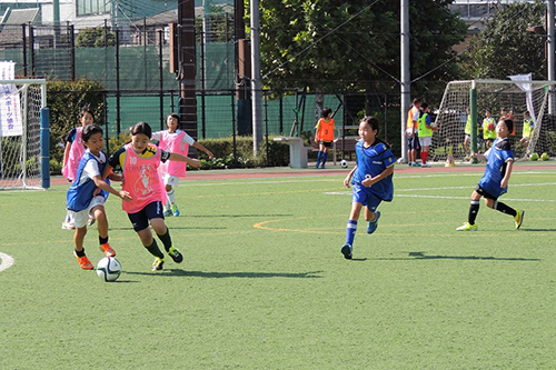 なでしこひろば　少女サッカー講座