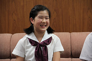 少年少女国連大使 安藤舞花さん