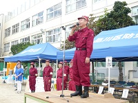 副区長あいさつの様子