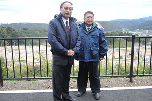 濱野区長と山本市長