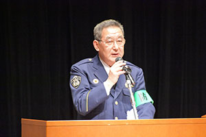 荏原のつどい 長南荏原警察署長あいさつ