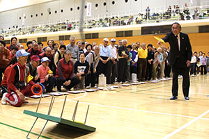 濱野区長の始投