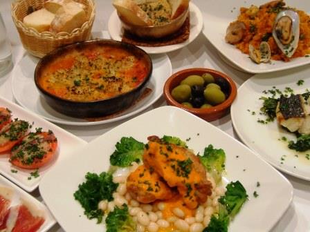 スペイン食堂石井のパーティーメニュー