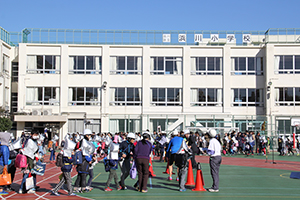 浜川小学校避難訓練