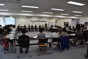 品川区自殺予防対策連絡会全景