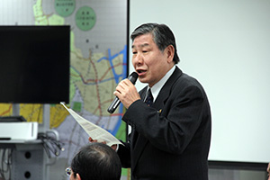 竹谷品川消防団長