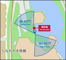 しながわ区民公園利用可能エリア