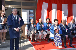 山村戸越銀座商店街連合会会長のあいさつ