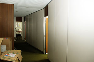 開設前の会議室エリア