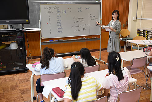 大原小「英検チャレンジ!」勉強会の様子
