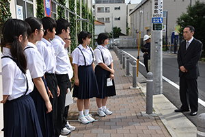 佐藤校長のあいさつ