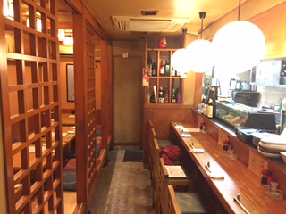 居酒屋 権兵衛の店内