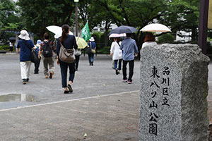 品川区と港区の区界で