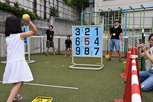 大崎第一地区区民まつり(第三日野小学校) ストライクアウト