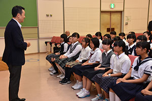 中島教育長のエール