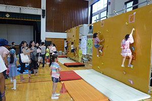 荏原第五地区区民まつり ボルダリング