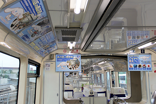 東京モノレールをメディアジャック 外国人観光客に品川区の魅力をpr 品川区