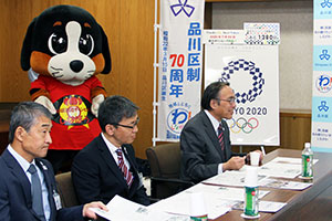 懇談 濱野区長ら