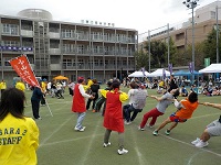 町会対抗綱引き