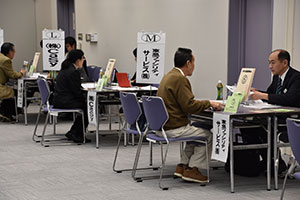 面接会会場の様子