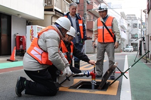 スタンドパイプ設置訓練