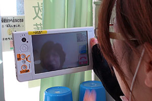 豊葉の杜学園 防災タブレット通信訓練