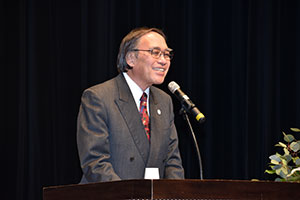 スポーツ講演会 濱野区長挨拶