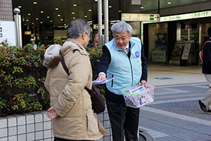 ＰＲグッズを配布