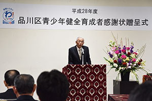 (公財)品川区スポーツ協会 梅沢理事長