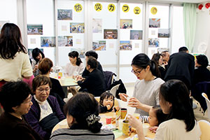 防災カフェの様子