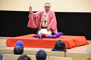 三遊亭多歌介さんによる落語披露