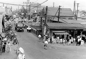 大井町駅前（昭和28年撮影）