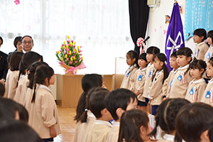 在園児からの歌のプレゼント