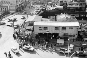 目黒駅(昭和40年撮影)