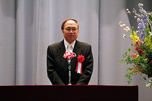 濱野区長の祝辞