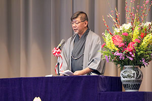 PTA会長の祝辞