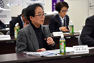 取り組みの総括を行う安島副会長