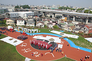 会場となったしながわ中央公園多目的広場